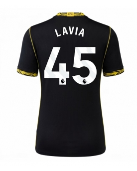 Billige Fotballdrakt Chelsea Romeo Lavia #45 Replika Bortedrakt Dame 2026-27 Kortermet